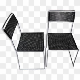 Pair Of Vintage Perforated Metal Chairs"  Src="https - Vintage Metal Perforated Chairs, HD Png Download - perforated metal png